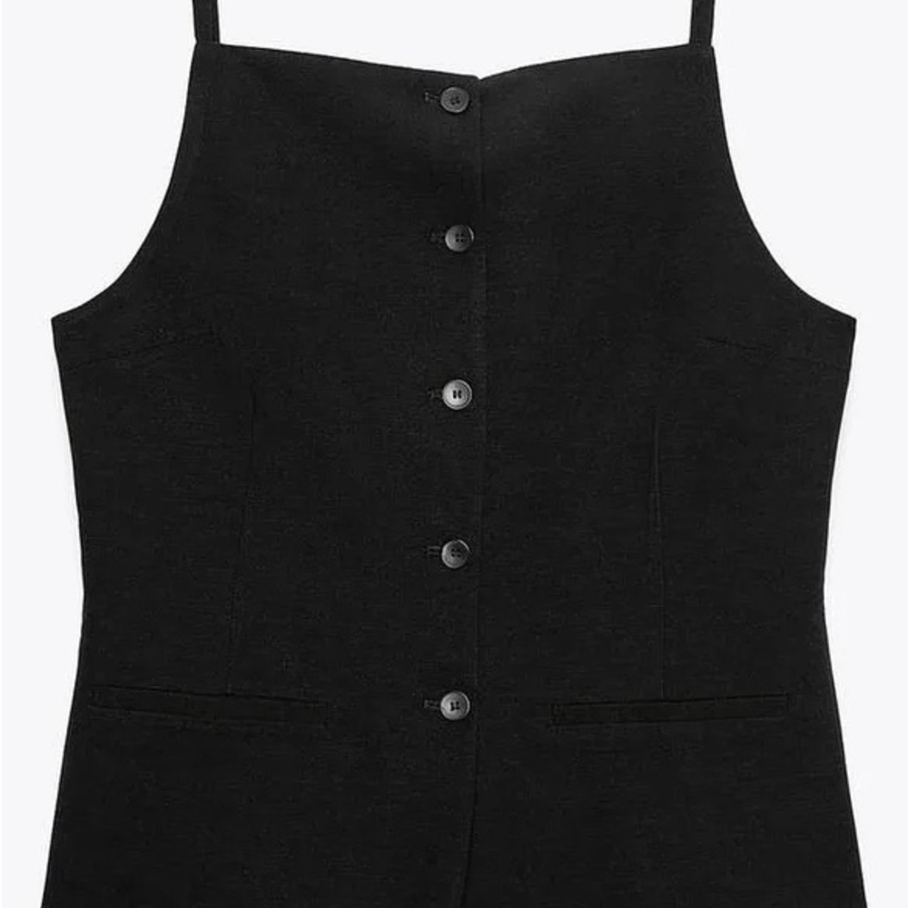 Zara Charcoal linen set